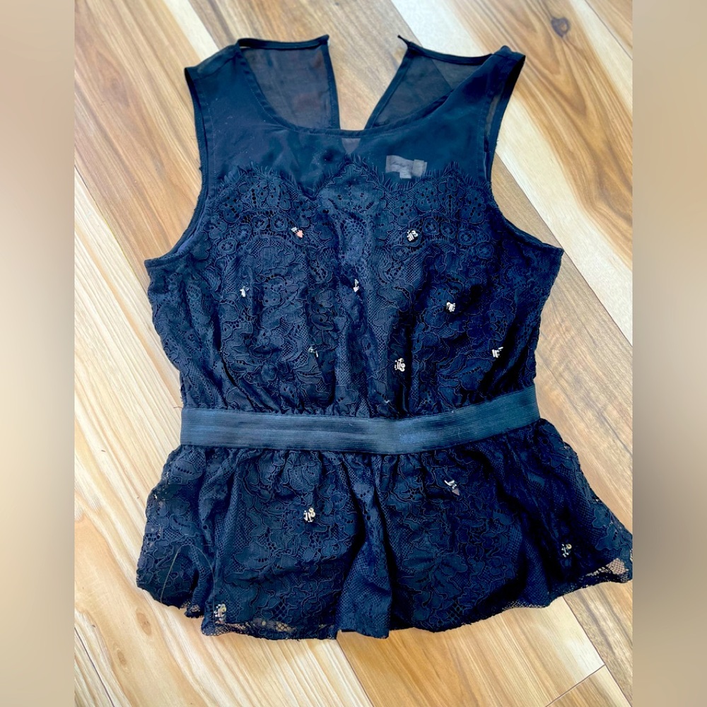 Anthropologie blouse with sequins